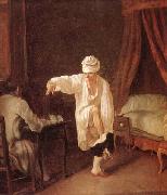 jean Huber Voltaire's Morning china oil painting reproduction